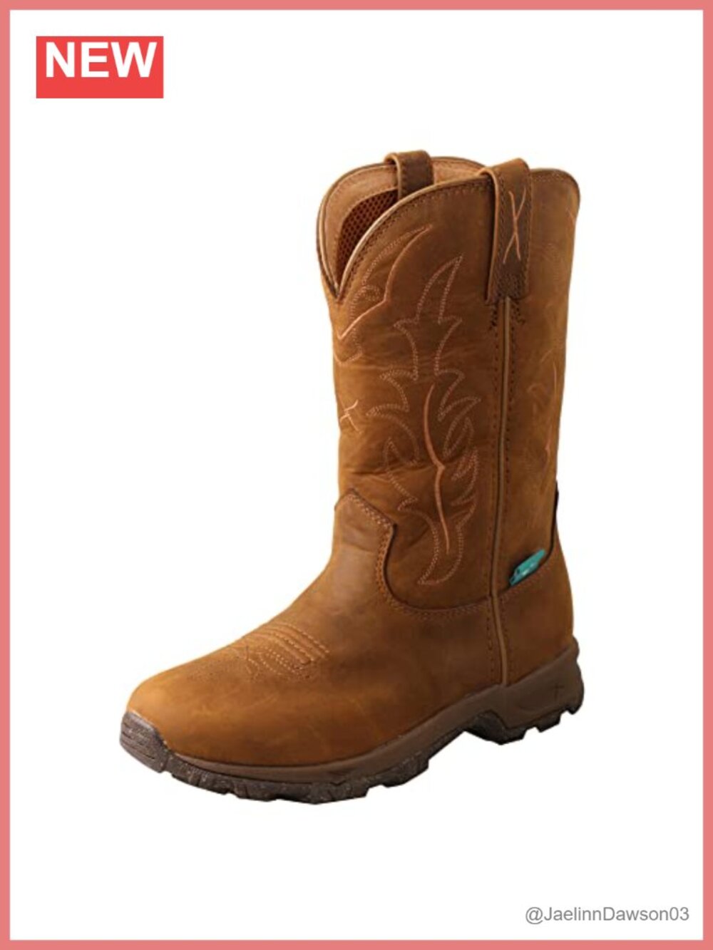 Twisted X Women's Waterproof Leather Hiking Boots Pull-On